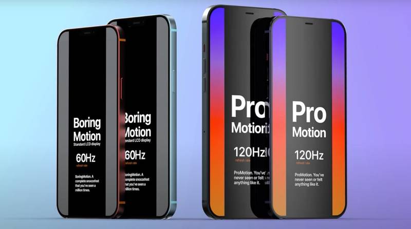 iPhone 13 Pro deve trazer uma tela com 120 Hz, apontam rumores.