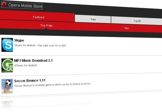 Opera Mobile Store