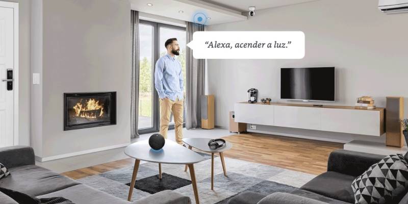 Uma das funções possíveis em conexão com lâmpadas inteligentes.