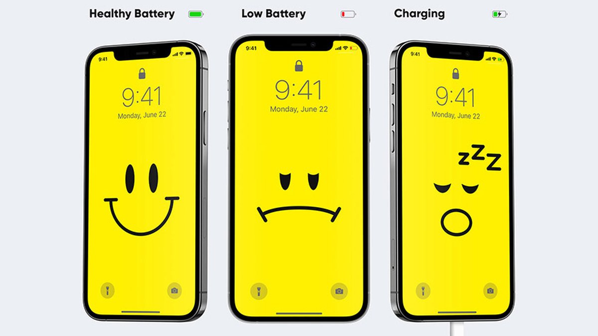 Papel de parede para iPhone informa o nível da bateria do celular - TecMundo