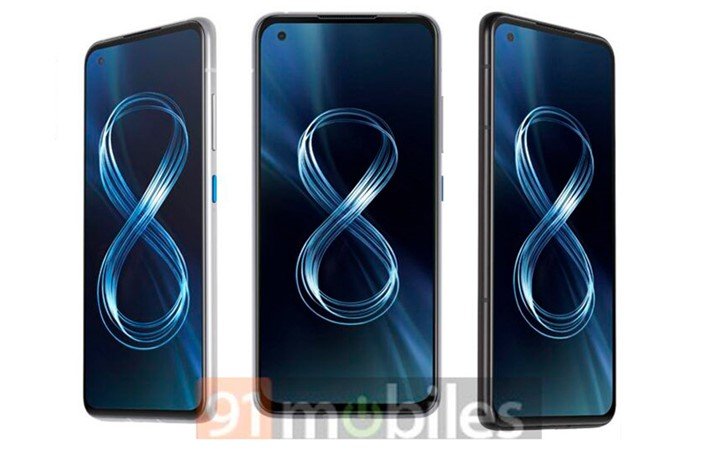 Imagem vazada do Zenfone 8 padrão, que competirá com o iPhone 12 Mini.