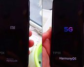 Celular da Xiaomi rodando HarmonyOS da Huawei aparece em vídeo