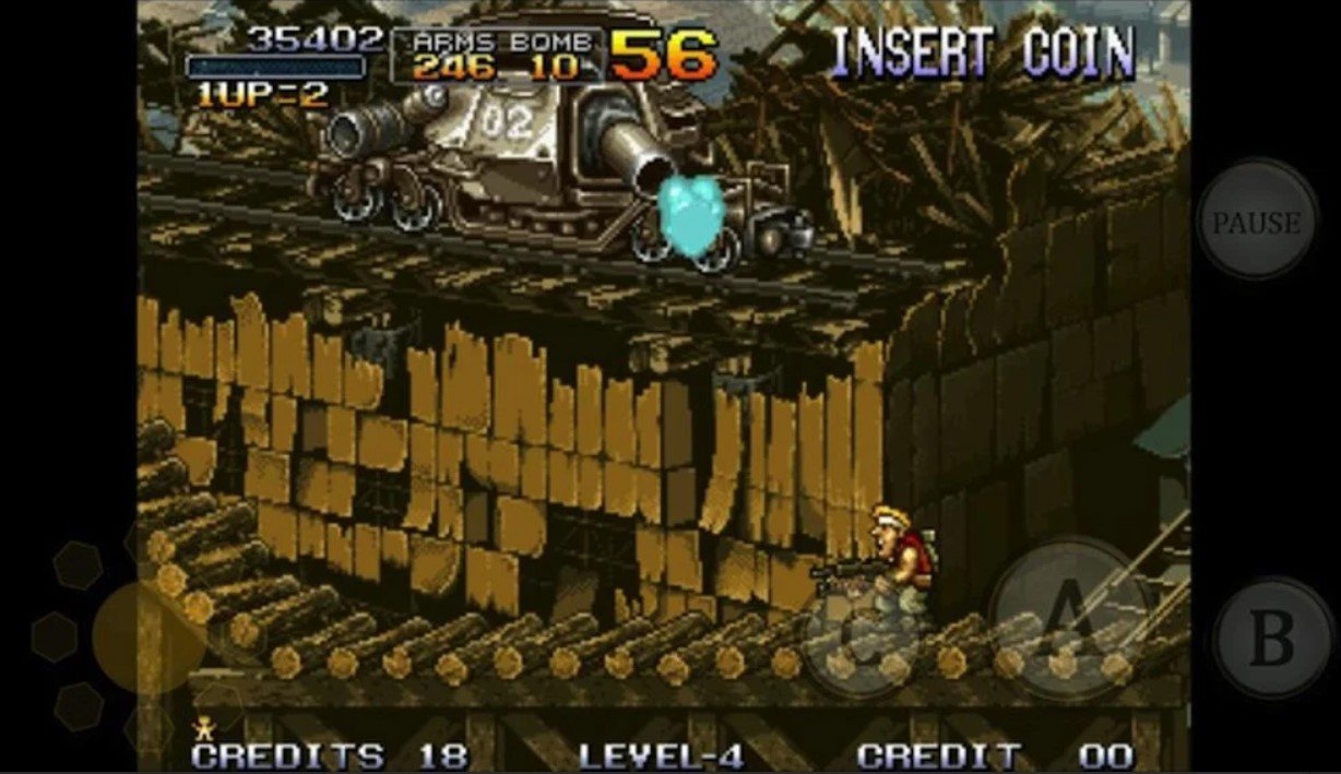 Metal Slug conta com uma versão paga para iOS e Android