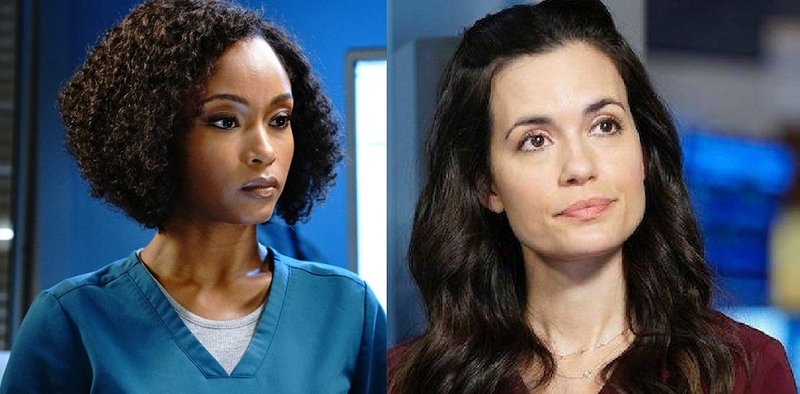 Yaya DaCosta e Torrey DeVitto. (NBC/Reprodução)