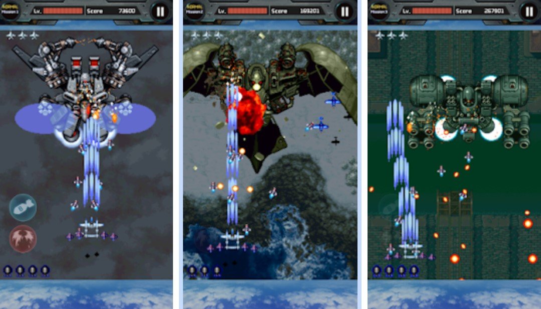 Strikers 1945 é mais um jogo clássico que conta com versões para iOS e Android