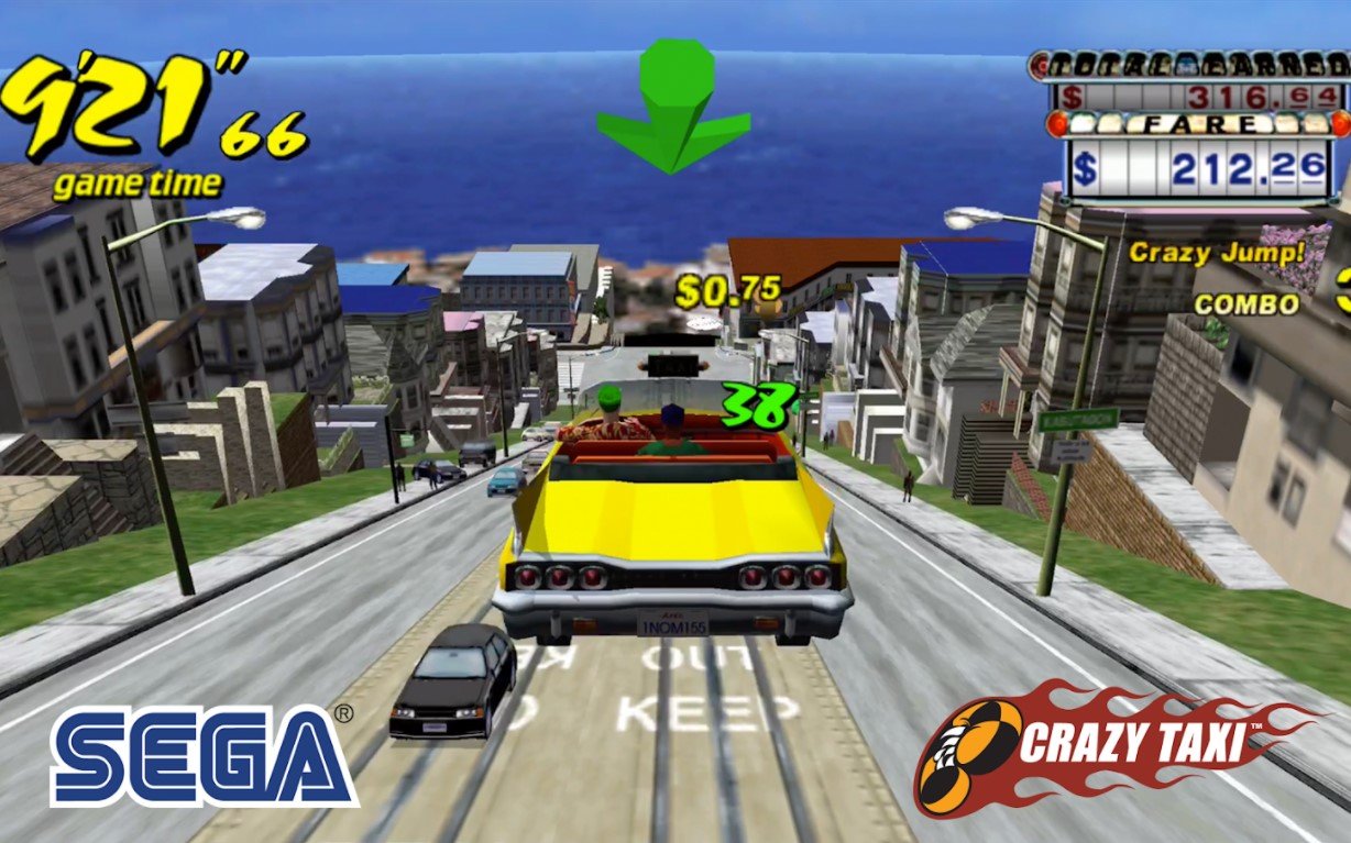 Crazy Taxi tem diversas versões para iOS e Android, além é claro do game clássico