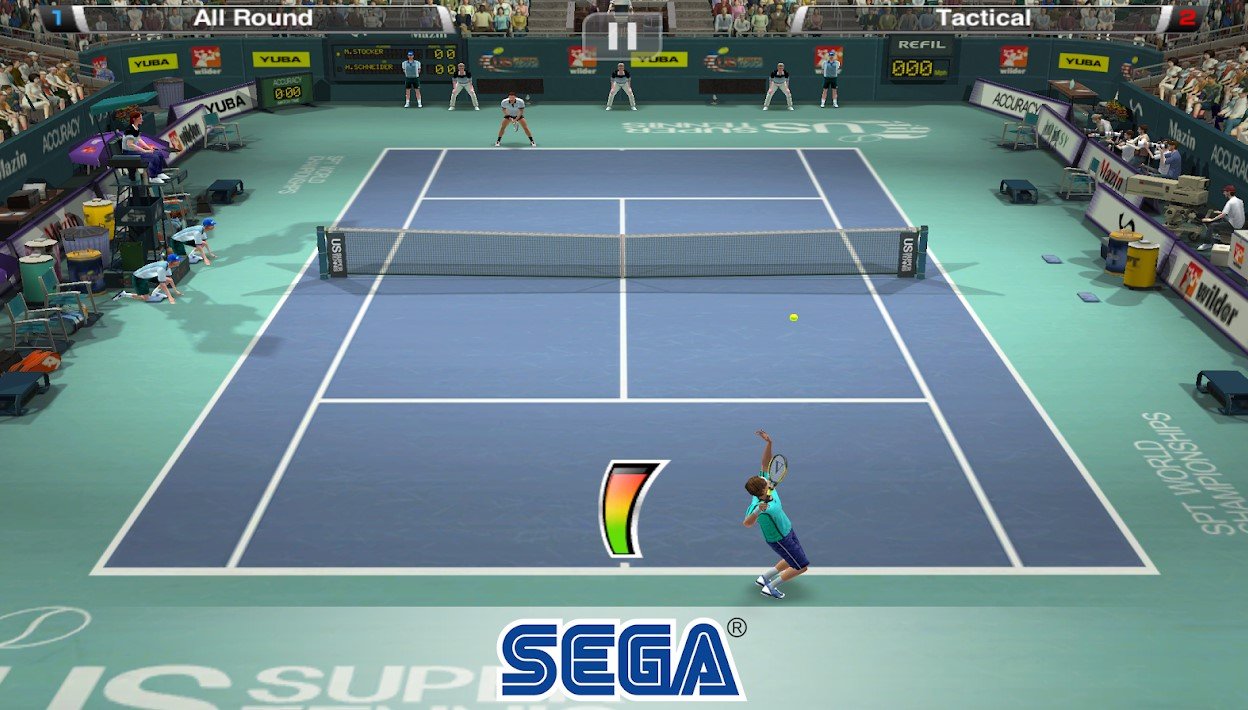 Virtua Tennis conta com uma versão mobile de graça com gráficos que encantam