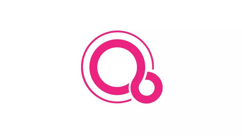 Logo do Google Fuchsia OS.