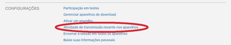 Clique na opção 
