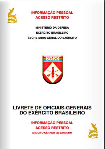 Livreto com informações confidenciais de militares ficou exposto durante dias.