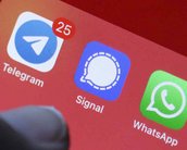 Rivais do WhatsApp, Telegram e Signal cresceram até 1200%