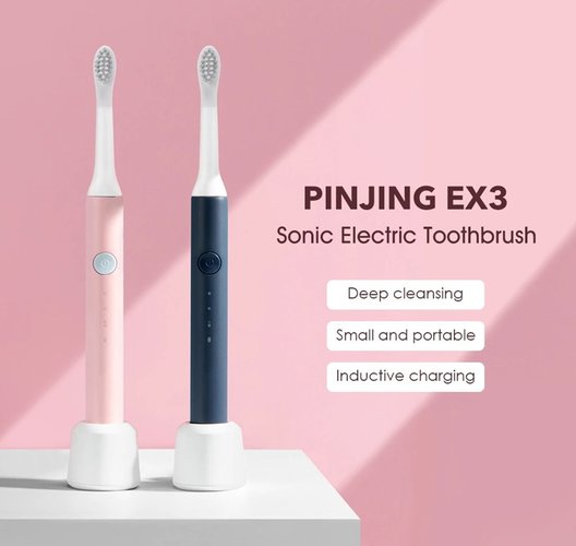 Escova de dentes elétrica proporciona profunda limpeza dos dentes. (Fonte: Soocas/AliExpress)