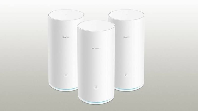 Esses dispositivos da Huawei utilizam a tecnologia Mesh para levar o sinal para todos os cantos da casa. (Fonte: reprodução/Huawei)