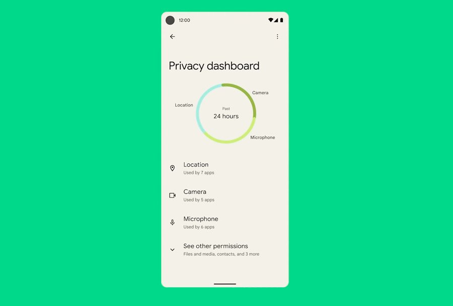 Novas funções de privacidade do Android 12 devem chegar no segundo beta.