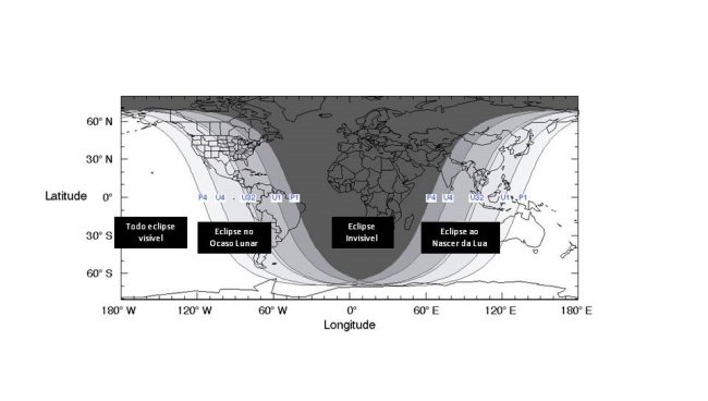 O eclipse será visto parcialmente em algumas regiões do Brasil.
