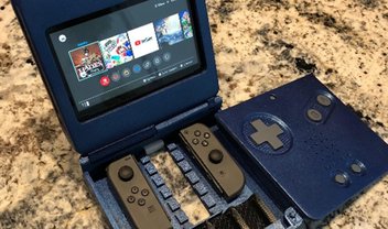 Designer cria dock para Switch com formato de Game Boy Advance SP