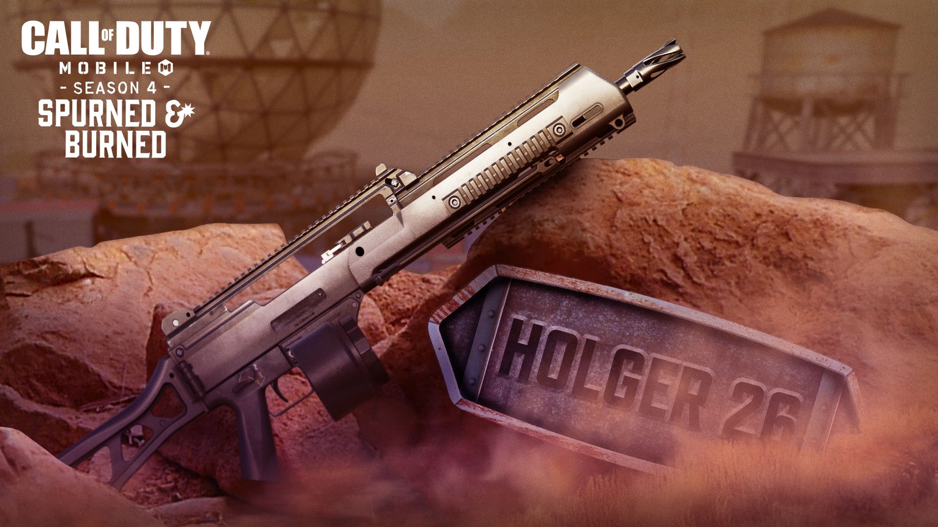 LMG Holger 26, adicionada na quarta temporada do FPS para celular