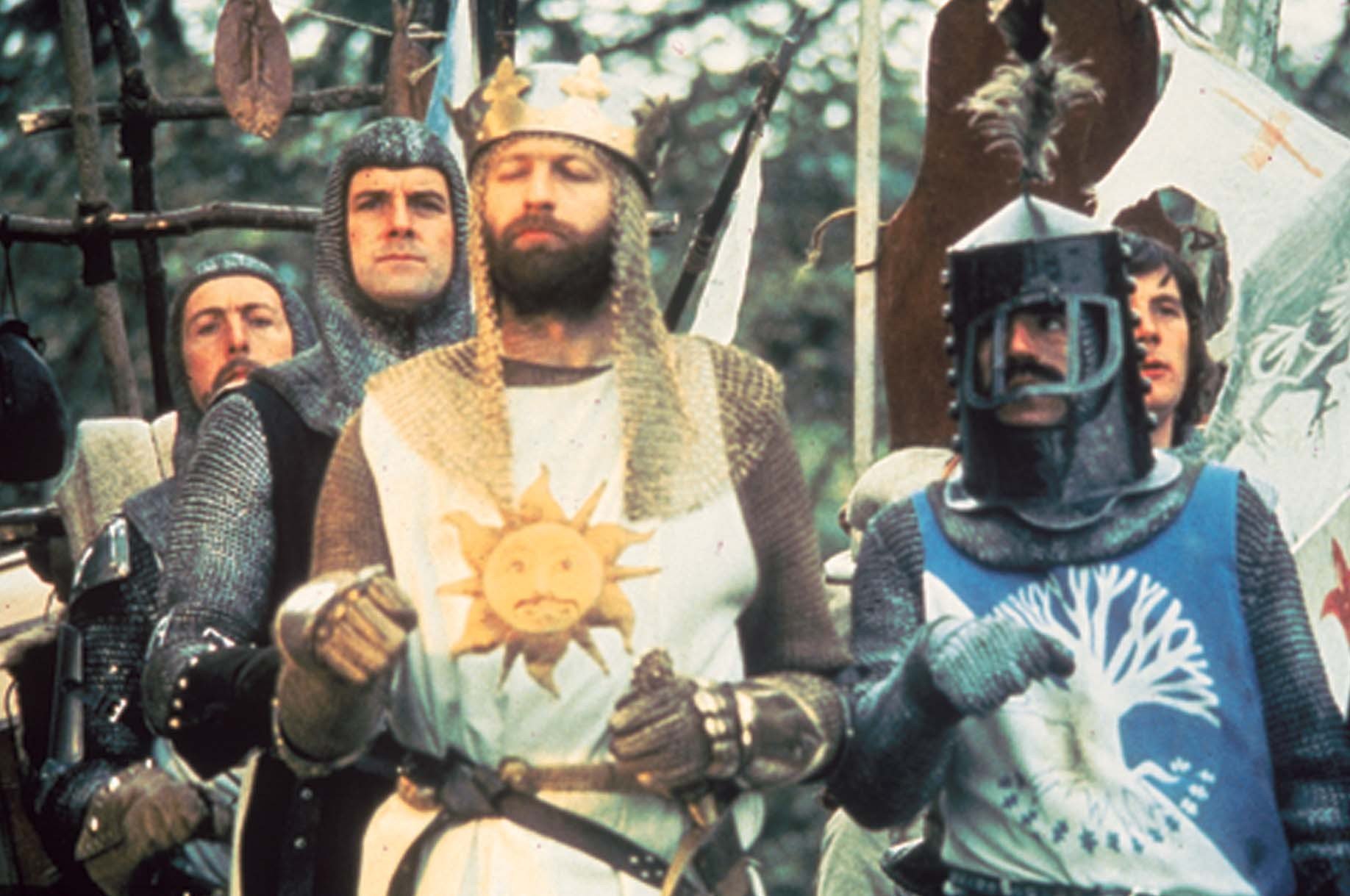 Monty Python em Busca do Cálice Sagrado (1975).