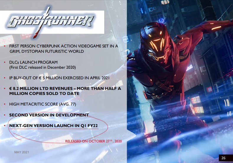 Ghostrunner receberá uma "segunda versão" e ainda um lançamento para PS5 e Xbox Series S/X