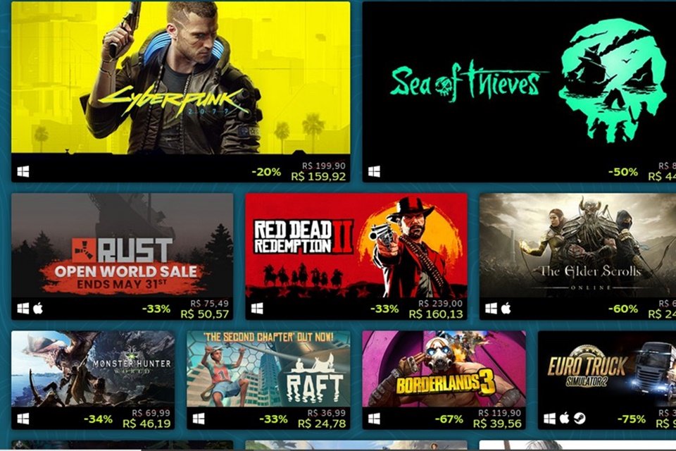 Promoção: Jogos de PC estão Baratos com até 90% de desconto na Steam