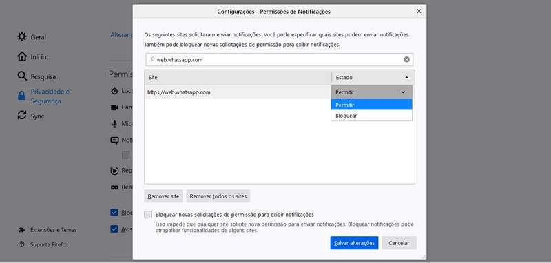 Fonte: Mozilla Firefox/Divulgação
