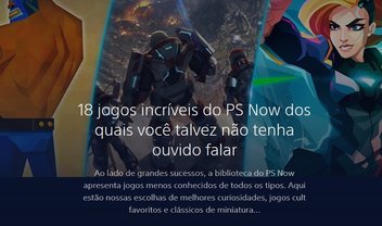 PS Now no Brasil? Serviço ganha página com informações em PT-BR