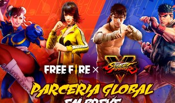 Free Fire terá conteúdo de Street Fighter com Ryu e Chun-Li