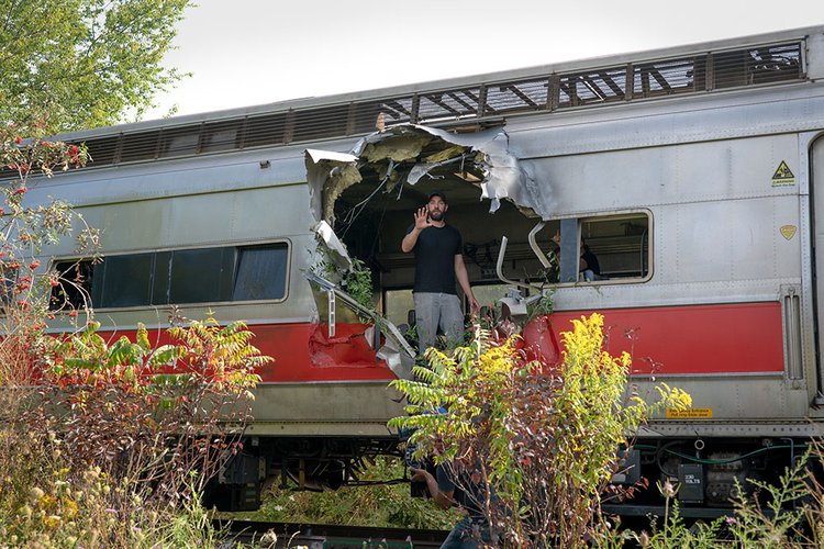 John Krasinski no set de 'Um Lugar Silencioso: Parte II'.