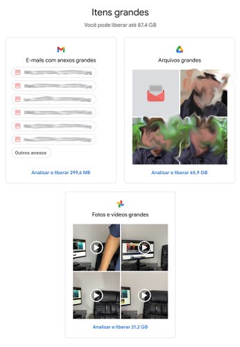 Google One armazenamento