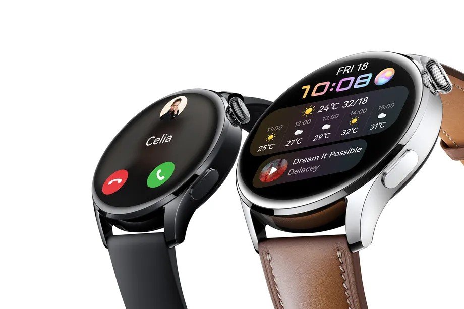 Huawei Watch 3 apresenta linhas minimalistas.