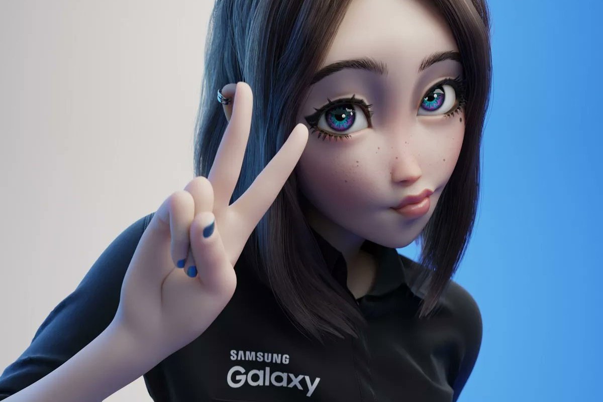 SAM, influenciadora digital da Samsung, lança sua página exclusiva