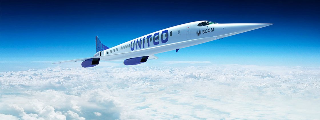 Imagem de: United Airlines compra aviões supersônicos que vão de SP a NY em 6 horas