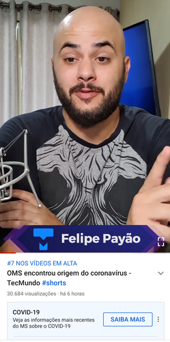 YouTube Shorts TecMundo