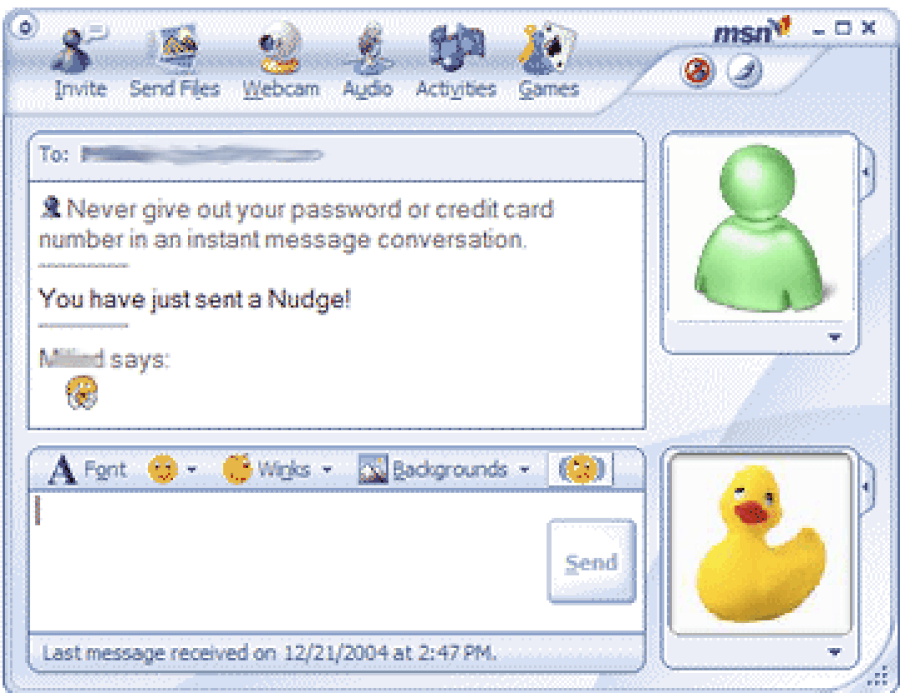 Quem nunca tomou susto com a tela tremendo do MSN?