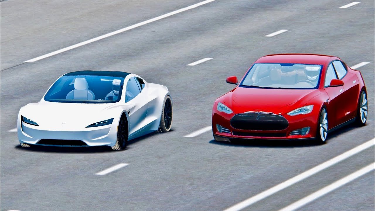 Tesla Roadster e Model S.