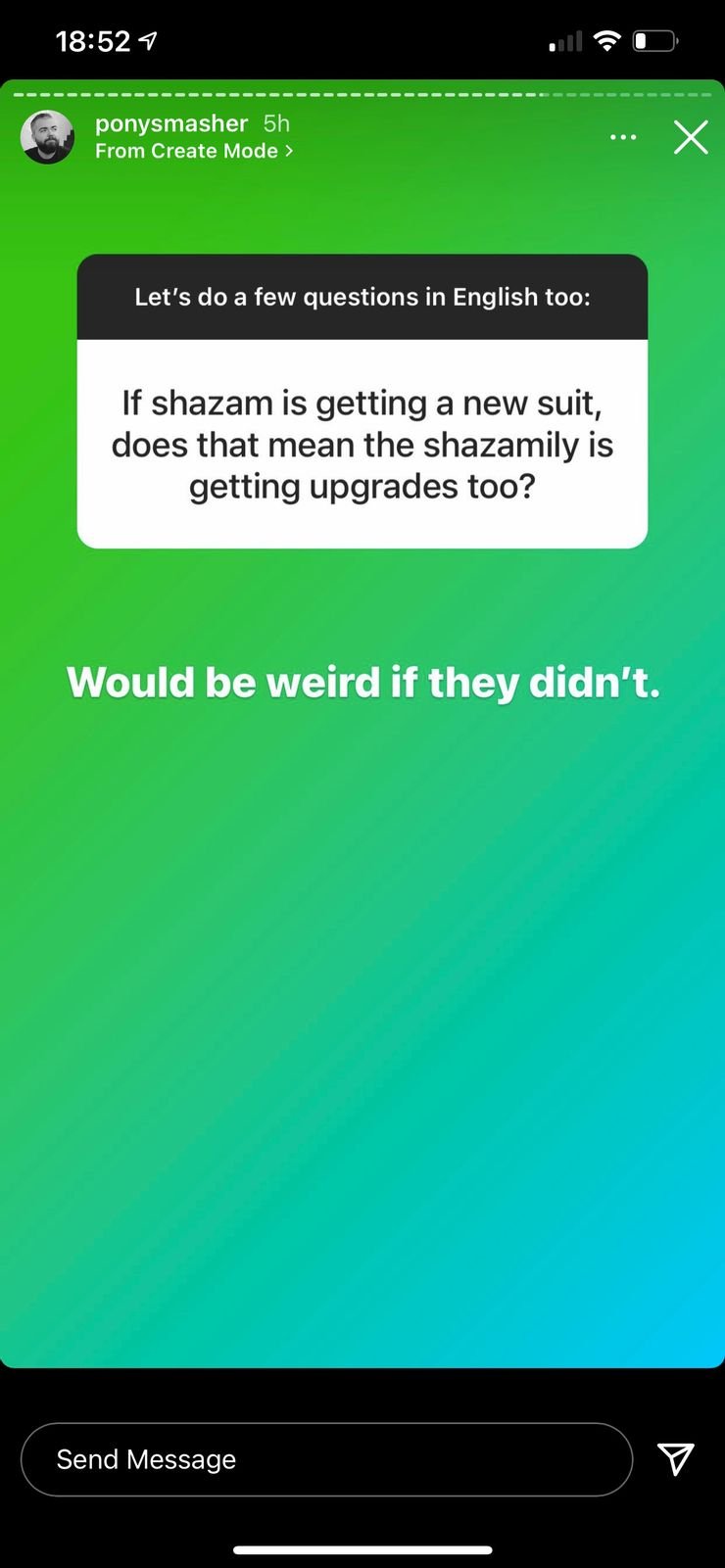 Instagram de David F. Sandberg confirma novos uniformes para a família do Shazam