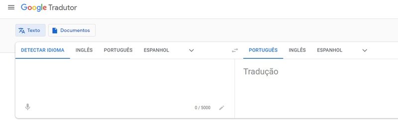 (Fonte: Google Tradutor/Reprodução)