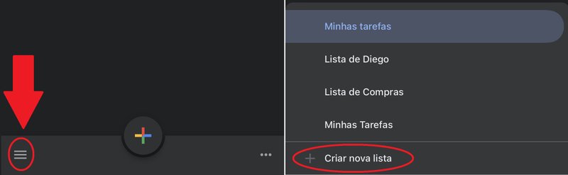 Você pode criar listas específicas para reunir um grupo de tarefas