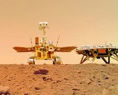 Rover chinês Zhurong manda selfie de Marte com sua plataforma 