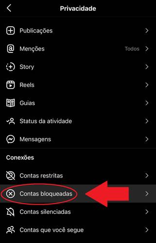 Selecione a opção 