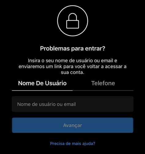 É possível recuperar a sua senha do Instagram de diversas formas