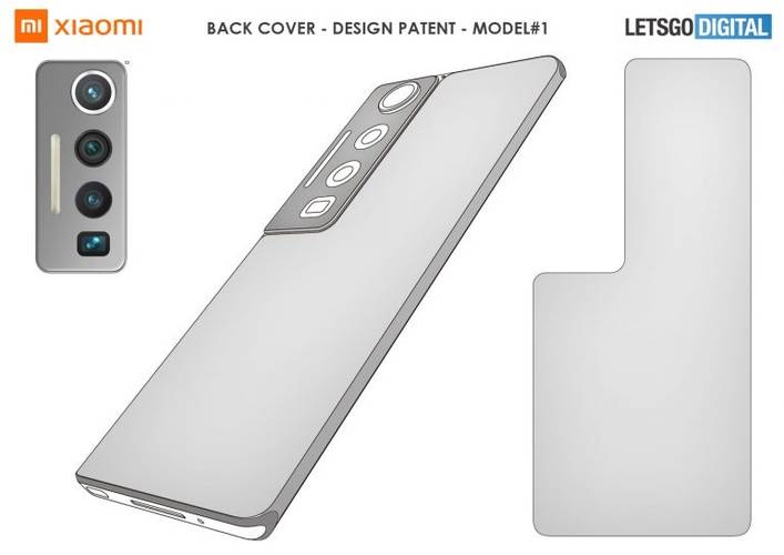 A nova patente da Xiaomi em forma de ilustração.