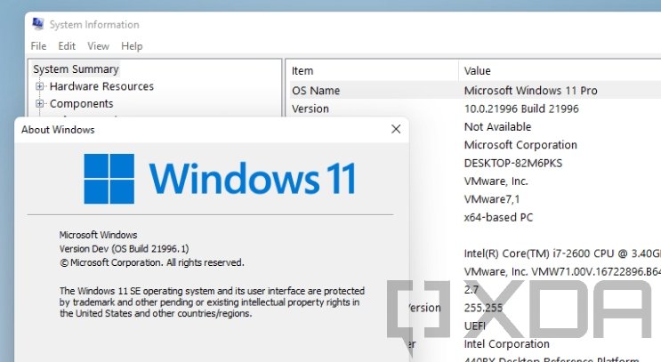 Versão do Windows 11 SE encontrada pelo XDA Developers.
