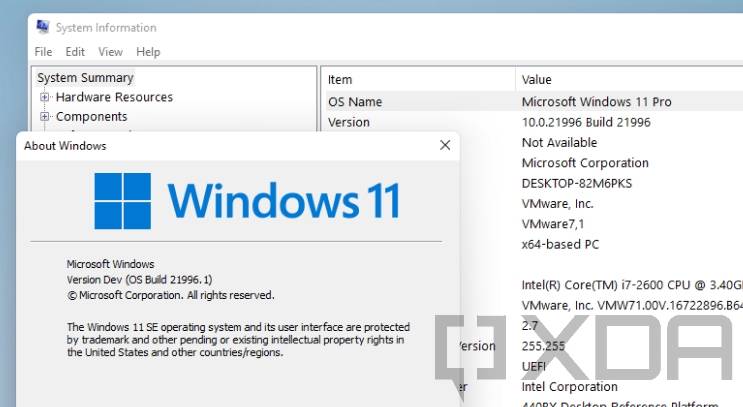 Versão do Windows 11 SE encontrada pelo XDA Developers.