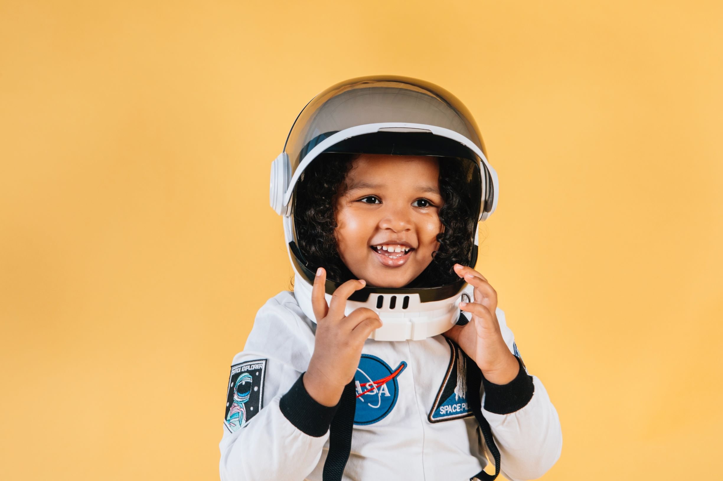 Criança astronauta