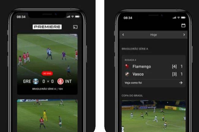 App do Premiere.