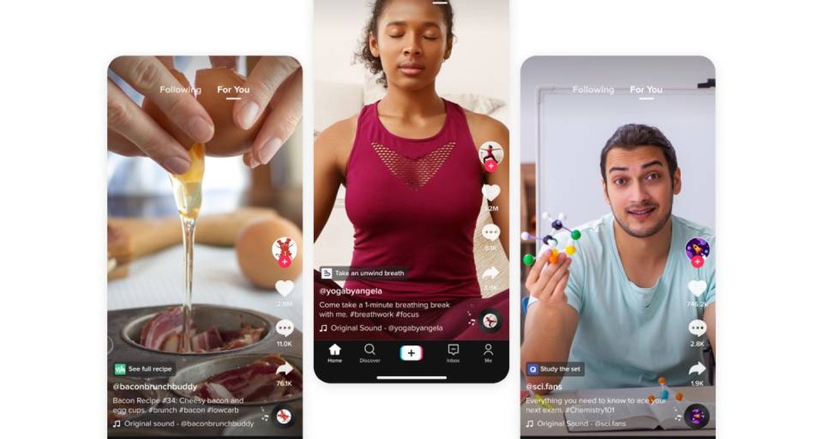 TikTok Jump traz links de receitas e tutoriais para rede social