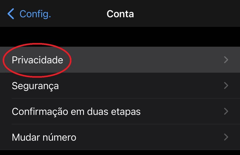 Aperte na opção 