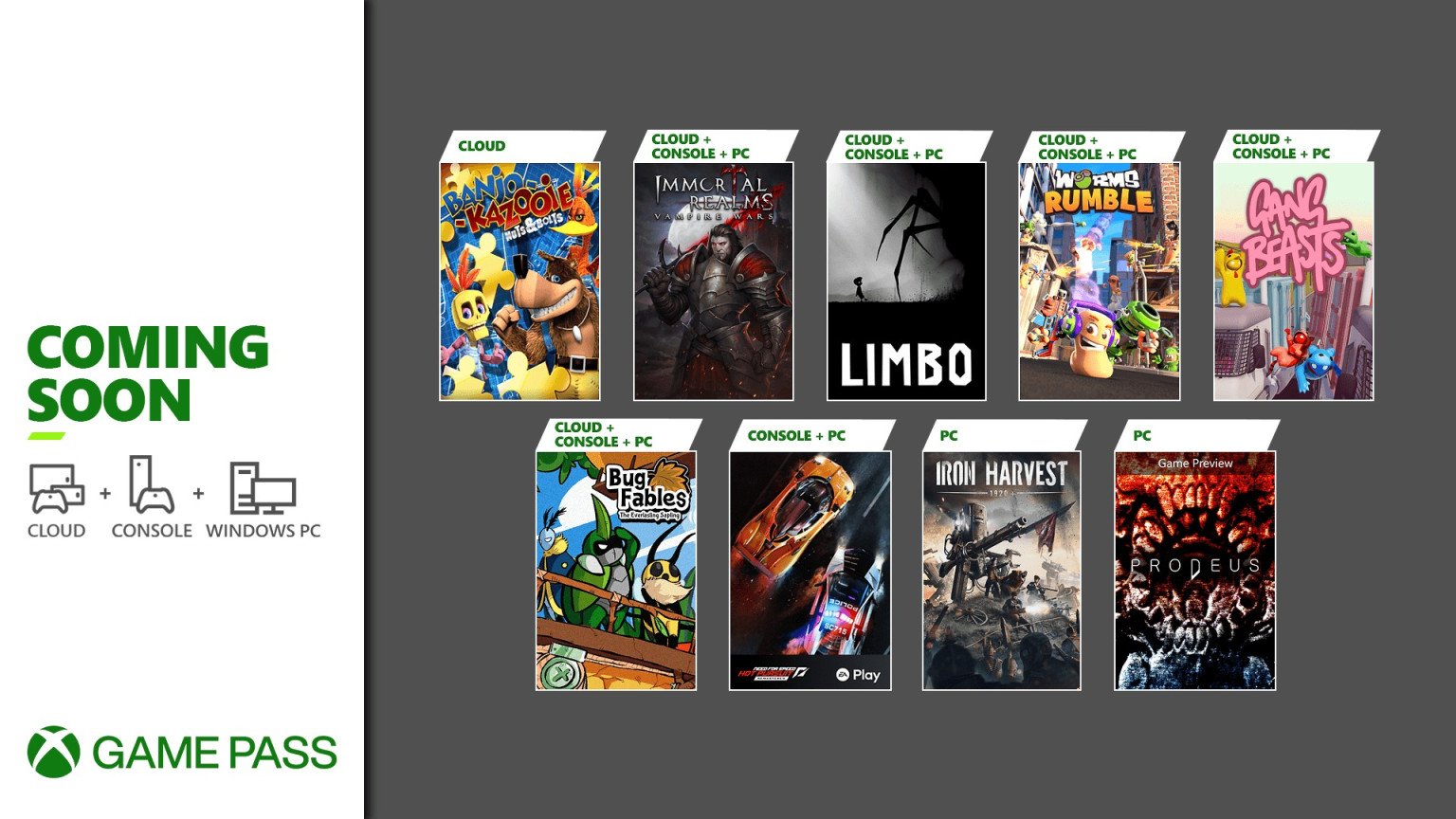 Xbox Game Pass recebe mais 6 jogos, mas 6 também saem