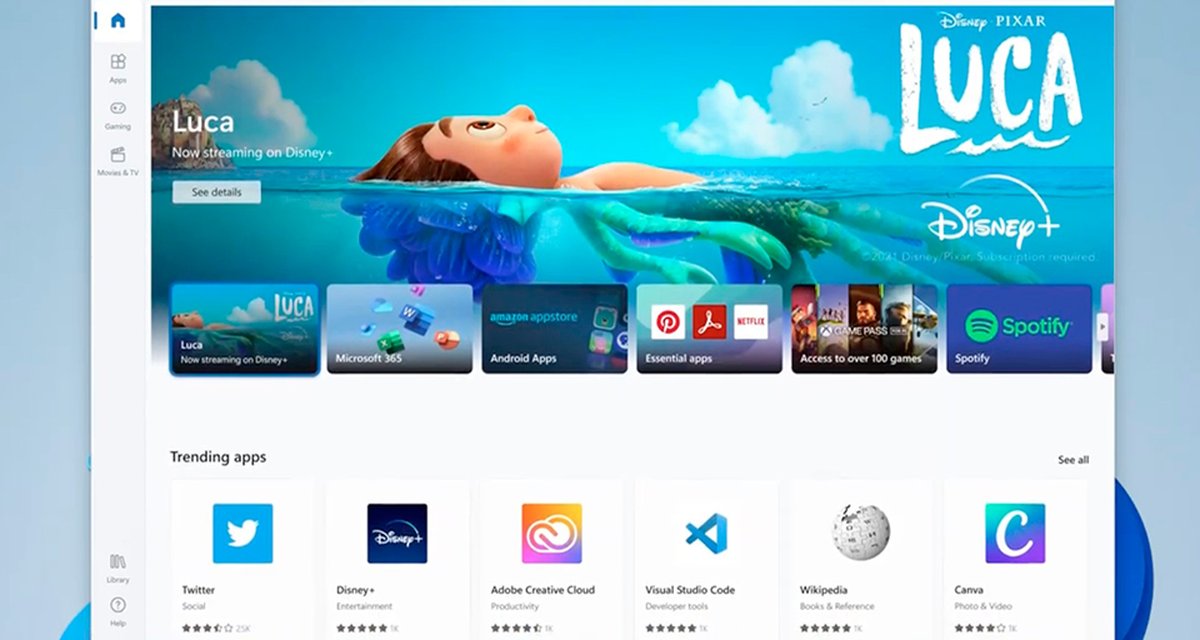 Windows 11: Microsoft Store traz novo visual, mais apps e zero taxas